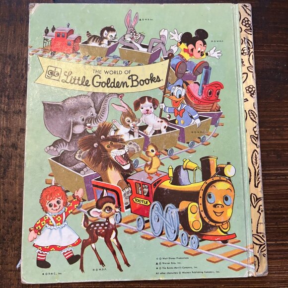 Vintage 1973 Walt Disney Little Golden Book ~ Uncle Remus ~ 25th Printing - Picture 4 of 4